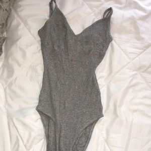 Grey bodysuit
